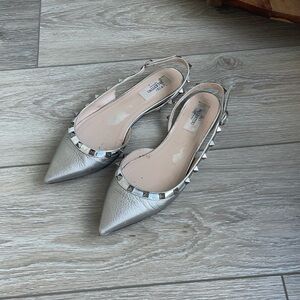 Valentino rockstud slingback flats ⭐️